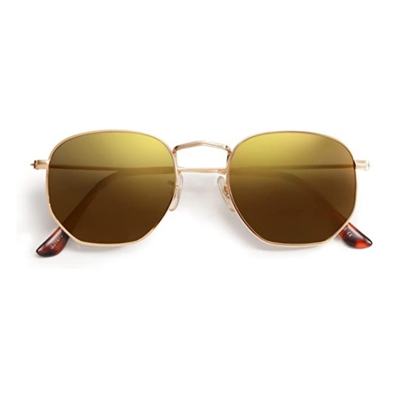 💫Gold Hexagonal Polarized Sunglasses for Men and Women - Picture 4 of 4